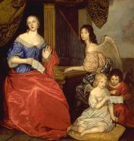 Sir Peter Lely - Louise de La Valliere and her children